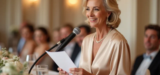 Idées et conseils pour un discours émouvant de maman au mariage de son fils