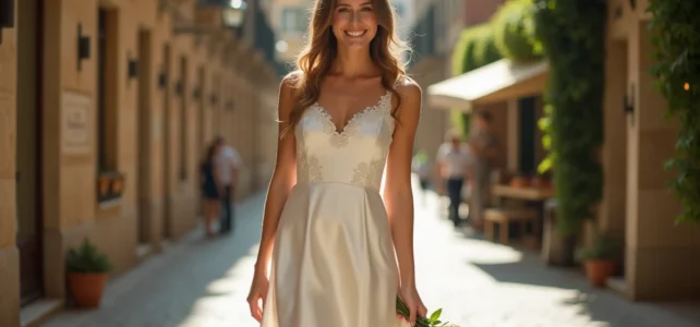 Adoptez la robe de mariée courte pour un look chic et contemporain le jour J Adoptez la robe de mariée courte pour un look chic et contemporain le jour J