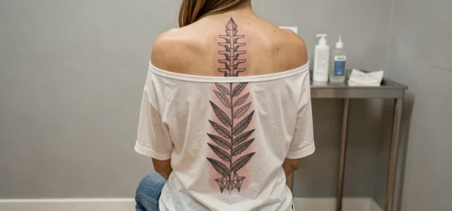 Tatouage sur la colonne vertébrale : gérer la douleur et optimiser la cicatrisation